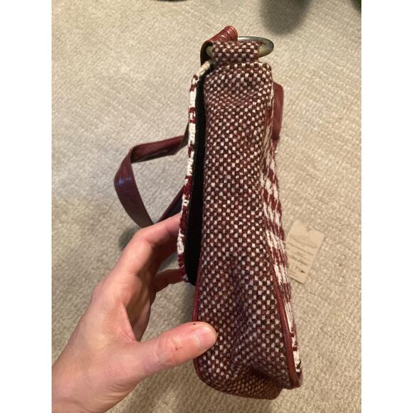 VINTAGE Auto Car Upholstery Crossbody Bag ~ Kim White ~ Chevy Blazer 1975 ATX - Picture 8 of 10